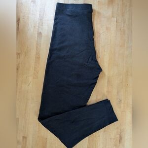 EBTEK By Eddie Bauer Leggings Tights Base Layer Black Pants Large Vintage EUC